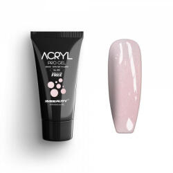 2M Beauty Acryl Pro Gel 2M Shimmer Darken Light Rose Glitter - 15g