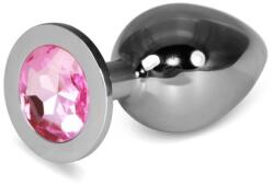 Lovetoy Dop anal Diamant roz Classic Metal 10x4cm