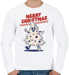 printfashion Merry christmas - Férfi pulóver - Fehér (16869713)