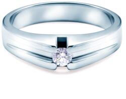 SAVICKI Inel de logodnă SAVICKI: aur alb, diamant - savicki - 5 447,00 RON
