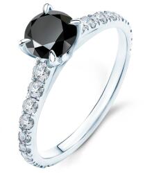 SAVICKI Inel de logodnă Share Your Love: aur alb, diamant negru - savicki - 9 477,00 RON