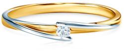 SAVICKI Inel de logodnă SAVICKI: aur bicolor, diamant - savicki - 3 798,00 RON