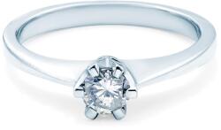 SAVICKI Inel de logodnă SAVICKI: aur alb, diamant - savicki - 7 436,00 RON