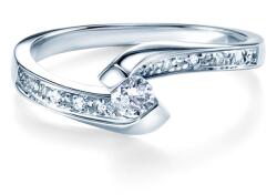 SAVICKI Inel de logodnă SAVICKI: aur alb, diamante - savicki - 7 975,00 RON