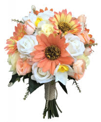 Eventissimi® Buchet de Flori EVENTISSIMI - Crizanteme si Trandafiri, Multicolor, 35 de fire (BF-030)