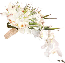 Eventissimi® Buchet Cascada EVENTISSIMI - Orhidee, Alb (BF-007)