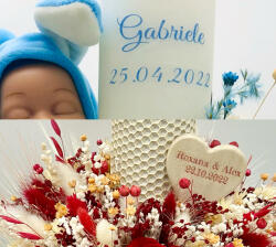 Eventissimi® Personalizare text pe lumanare (PRINT-001)