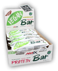 AMIX 20x Baton proteic vegan 40g - unt de arahide