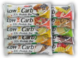 AMIX Baton proteic Low Carb 33% 60g - Strawberry Banana