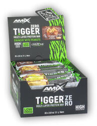 AMIX 20x Baton proteic multistrat Tigger Zero 60g - Ciocolată neagră caramel