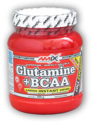 Amix Nutrition L-Glutamină + BCAA 300g - lămâie-lime