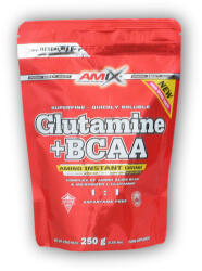 Amix Nutrition L-Glutamină + BCAA 250g plic - fructe de pădure