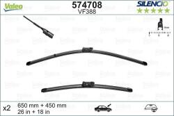 Valeo lamela stergator VALEO SILENCIO FLAT BLADE SET 574708 (574708)