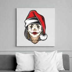 printfashion Christmas woman - Vászonkép - Fehér (16865853)