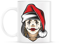 printfashion Christmas woman - Bögre - Fehér (16865822)