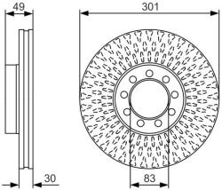 Bosch Disc frana BOSCH 0 986 479 A23 (0 986 479 A23) - automobilus