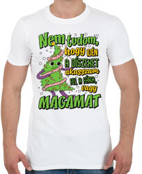 printfashion Karácsonyfa dísz - Férfi póló - Fehér (16870970)