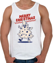printfashion Merry christmas - Férfi atléta - Fehér (16869680)