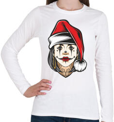 printfashion Christmas woman - Női hosszú ujjú póló - Fehér (16865510)