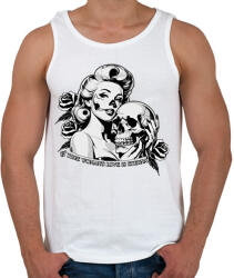 printfashion A true woman's love is eternal - Férfi atléta - Fehér (16867968)