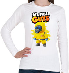 printfashion Stumble guys Hazmat nbc - Női hosszú ujjú póló - Fehér (16867615)