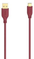 Hama "Flexi-Slim" USB-C Cable, USB 2.0, 480 Mbit/s, Chilli Pepper, 0.75 m (HM200636)