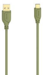 Hama "Flexi-Slim" USB-C Cable, USB 2.0, 480 Mbit/s, Turtle Green, 0.75 m (HM200637)