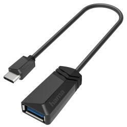 Hama USB-OTG Adapter, USB-C Plug - USB Socket, USB 3.2 Gen 1, 5 Gbit/s (HM200312)