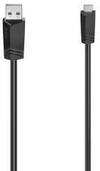 Hama Mini-USB Cable, USB 2.0, 480 Mbit/s, 1.50 m (HM200606)