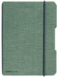 Herlitz Caiet My. Book Flex A5 40 File Patratele Coperta Din Panza Gri Elastic Negru (11361771)