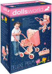 Dolls World Deluxe babakocsi 70x34x67 cm (10648)