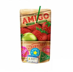 Amigó Szívószálas alma-eper 200 ml