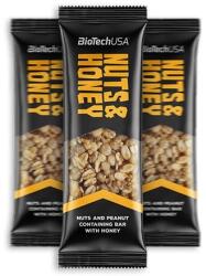 BioTechUSA USA Nuts and Honey szelet - 35g - vitaminbolt - 290 Ft