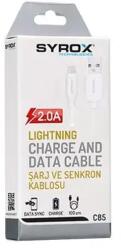Compatibil Apple, Compatibil Samsung Cablu de Încărcare și Date Syrox C85-Iphone
