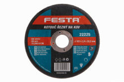 FESTA 125 mm 22225F Disc de taiere