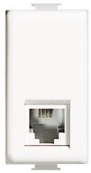 Legrand Priza Telefon Rj11 1M Matix, Alb (AM5958/11N)