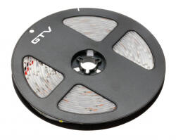 Global Electric & Lighting Srl Banda LED 9.6W/ml, 120 LED/m, 3000K, 550 lm/m, 12V, IP20, rola 5m, GTV (LD-3528-600-20-CB)