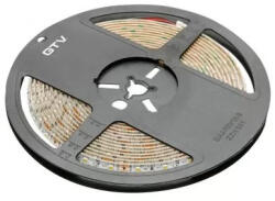 Global Electric & Lighting Srl Banda LED 9.6W/ml, 60LED/ml, 12V, IP65, rola 5m, lumina calda, GTV (LD-3528-600-65-CB)