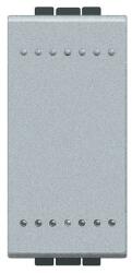 Legrand Intrerupator simplu basculant Livinglight 1M 1P 16A Aluminiu (NT4001A)