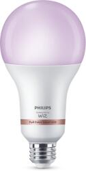 Philips Bec LED RGB inteligent Philips Smart, Wi-Fi, E27, 18.5W (150W), 2452 lm, lumina alba si colorata (2200-6500K), control vocal, clasa energetica F, 8719514437319 (871951443731900)