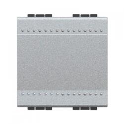 Legrand Intrerupator simplu Living Light 1P 16A 2M Aluminiu (NT4001M2A)