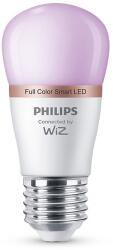 Philips Bec LED RGB inteligent Philips Bulb, Wi-Fi, Bluetooth, P45, E27, 4.9W (40W), 470 lm, lumina colorata, 8719514437395 (8719514437395)