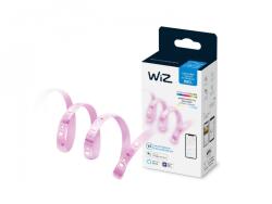 Philips Extensie banda LED RGB inteligenta WiZ Connected Extension, 11W, 880 lm, lumina alba/colorata, compatibil Google Assistant/Alexa/Siri, 1 m, 8719514261082 (871951426108201)