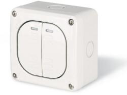 SCAME RO Intrerupator dublu PT, IP66, pentru exterior, Scame Protecta (137.5021)