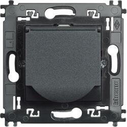 Legrand Priza Schuko cu capac Standard German Living Light, 2P+N, 16A, 2M, Antracit (L4141MAP)