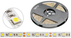 Global Electric & Lighting Srl Banda LED 16W/ml (80W), 60LED/ml, rola 5m, 12V, IP20, lumina rece, GTV (LD-5630-300-20-ZB)