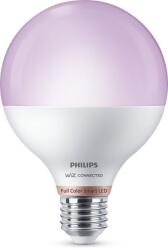 Philips Bec LED inteligent Philips Glob, Wi-Fi, Bluetooth, G95, E27, 11W (75W), 1055 lm, temperatura lumina reglabila (2200-6500K), 8719514372504 (8719514372504)