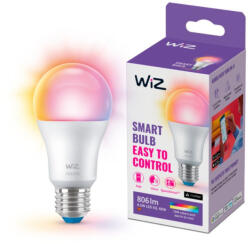 Philips Bec LED inteligent Wiz Connected Colors, RGB, 8.5W (60W), A60, E27, 806 lm, 8720169072299 (872016907229900)