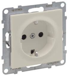 Legrand Priza 2P+T 16A, borne cu surub, ivoar, Legrand New Suno (721225)