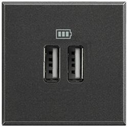 Legrand Priza dubla USB Axolute, 2M, antracit (HS4285C2)